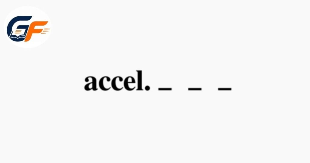 Accel as an Abbreviation