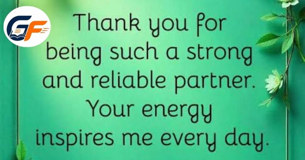 Thanks to Business Partner