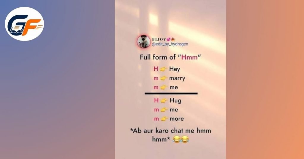 HMM Meaning In A Romantic Chat