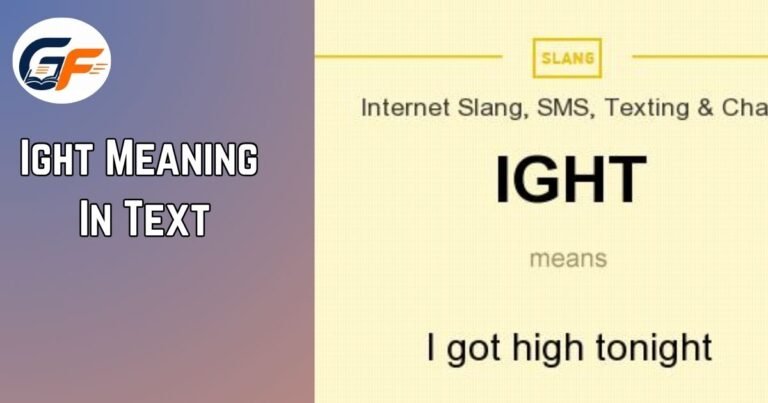 Ight Meaning In Text