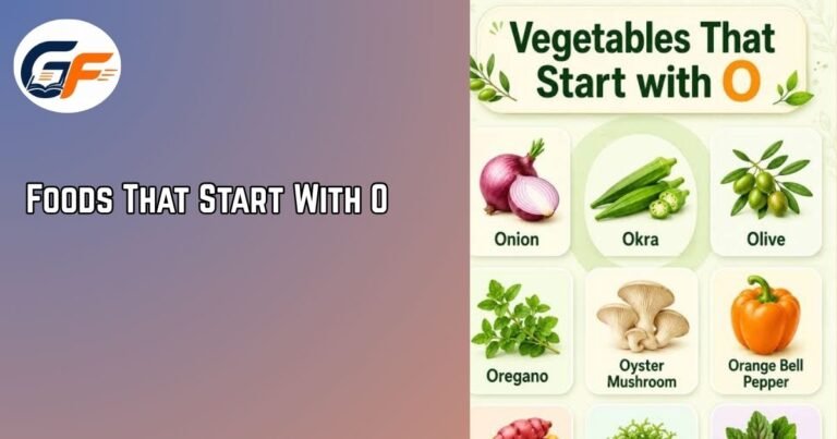 Foods That Start With O
